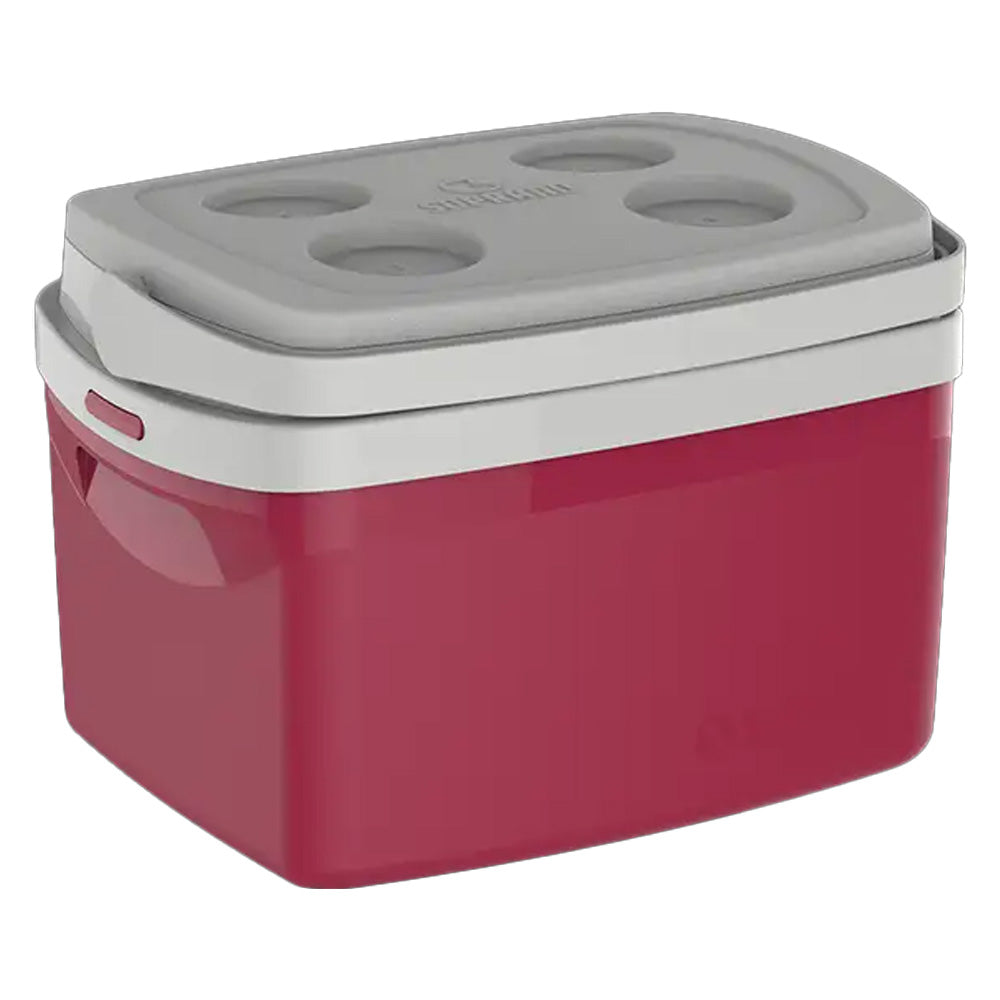 CAIXA COOLER TERMICA TROPICAL 12 L COM ALÇA CAMPING, PESCA, TAMPA COM PORTA COPO