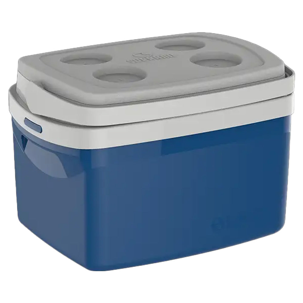 CAIXA COOLER TERMICA TROPICAL 12 L COM ALÇA CAMPING, PESCA, TAMPA COM PORTA COPO