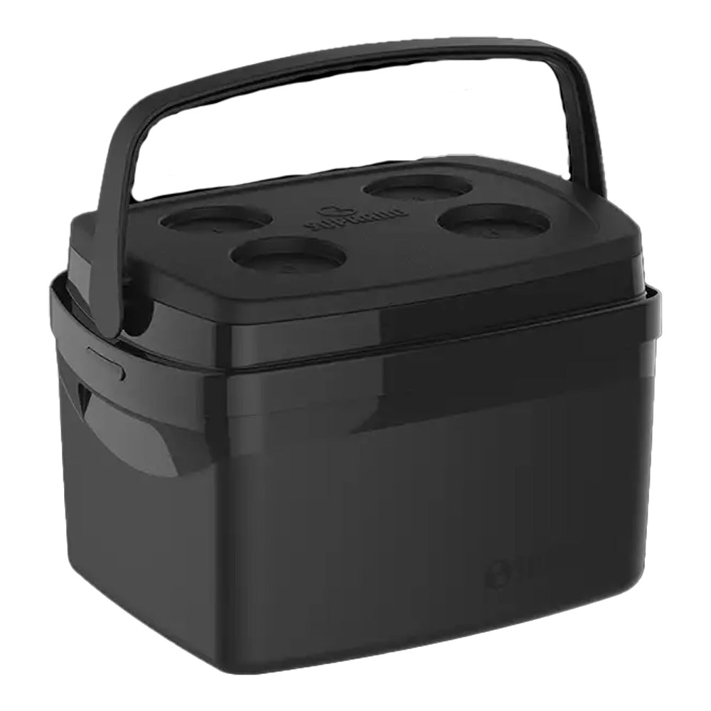 CAIXA COOLER TERMICA TROPICAL 12 L COM ALÇA CAMPING, PESCA, TAMPA COM PORTA COPO