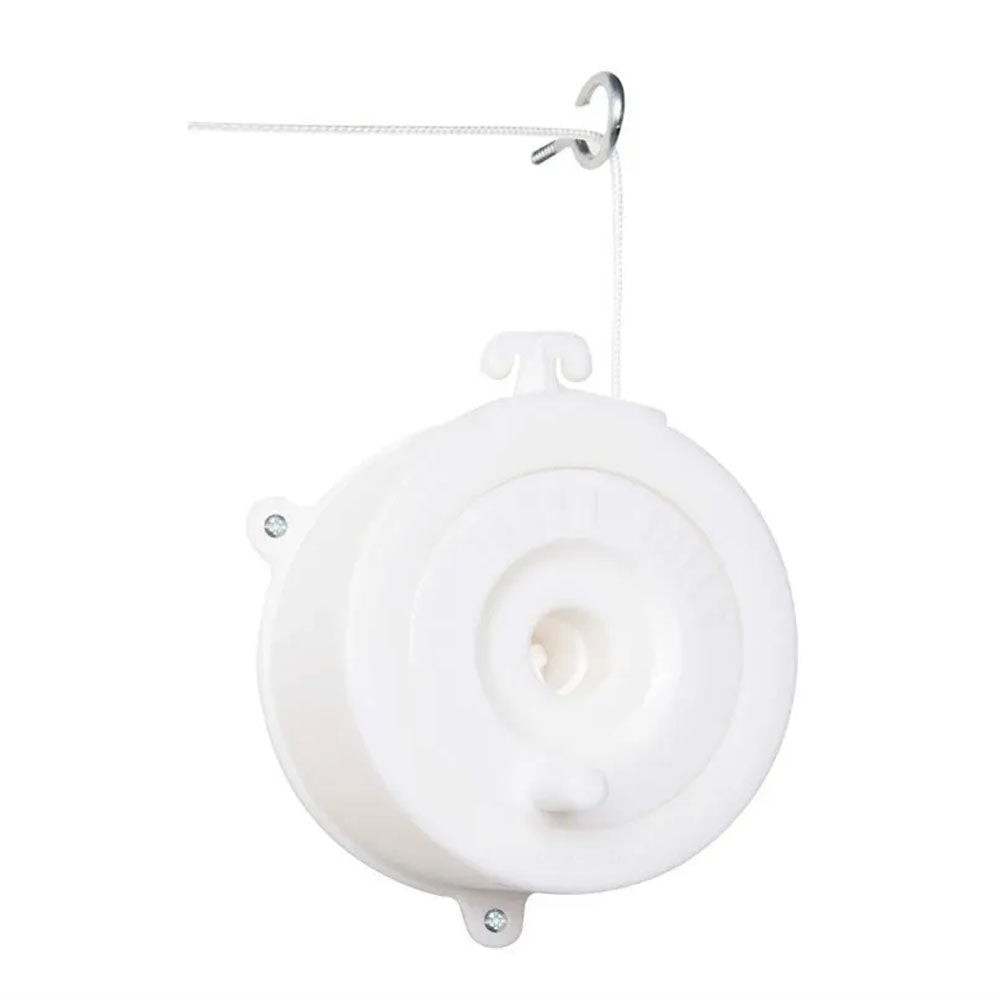 Varal de Parede Esticar Stick Branco com Corda de 18m Secalux