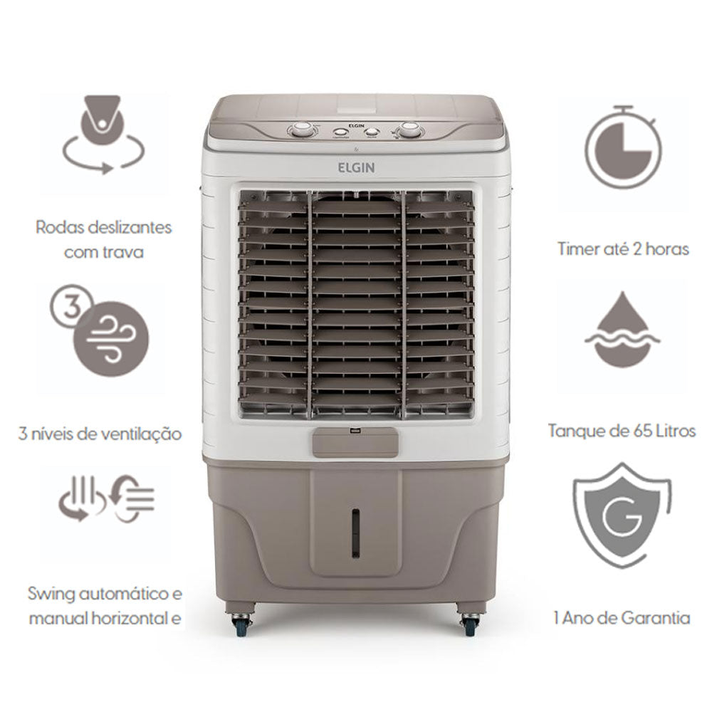 Climatizador de Ar Industrial Grande 65 Litros Evaporativo 110v