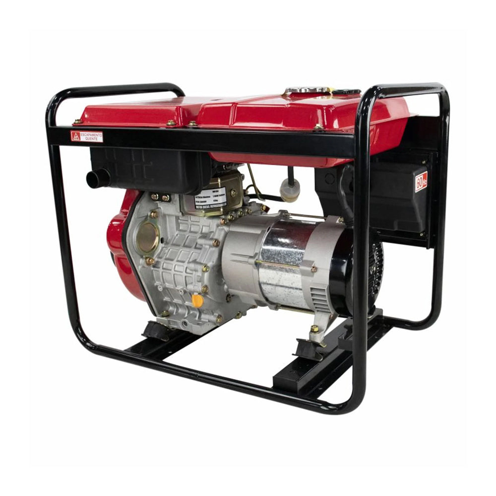 Gerador de Energia a Diesel de 5000w Bivolt 5kva Motomil Mdg-5000