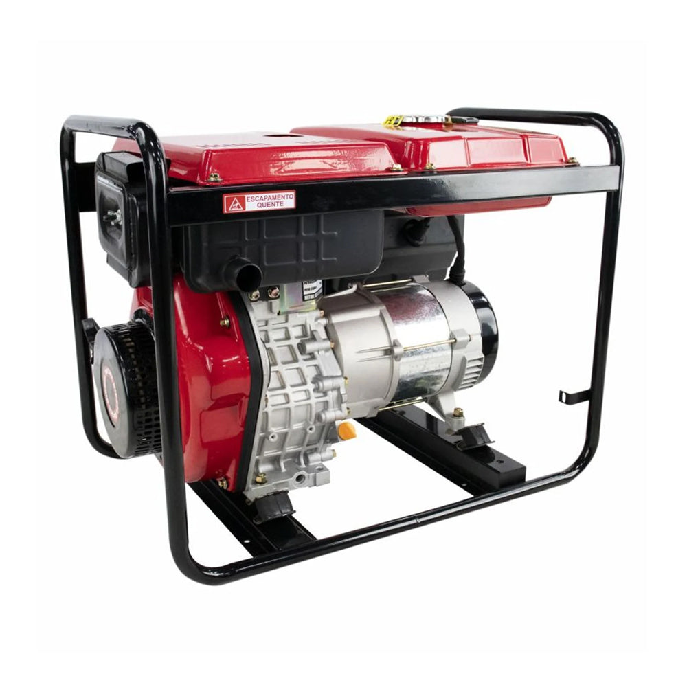 Gerador de Energia a Diesel de 5000w Bivolt 5kva Motomil Mdg-5000