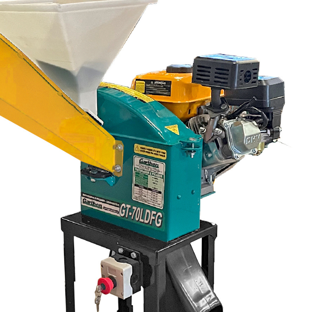 Triturador Forrageiro a Gasolina 7HP Partida Manual GT-70LDFG GARTHEN