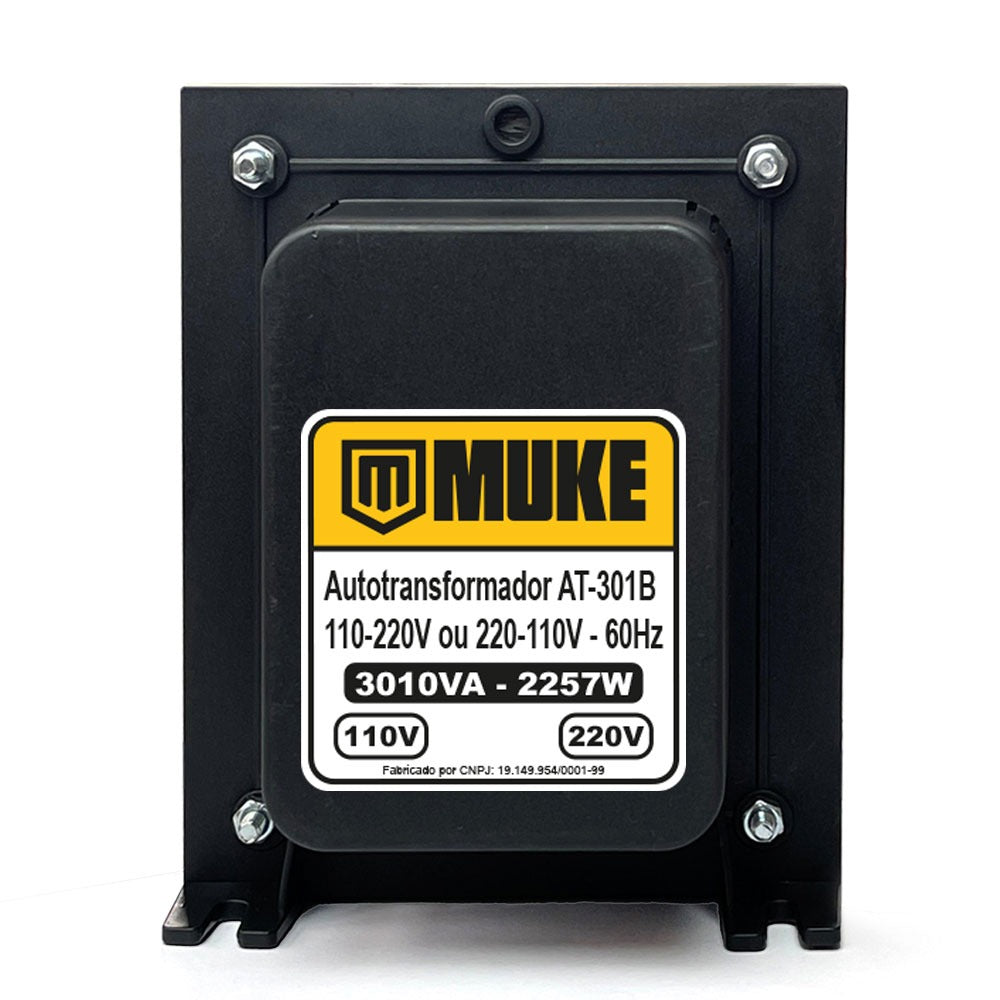 Transformador 3000va 110/220v - 220/110v Bivolt At-301 Muke Tools