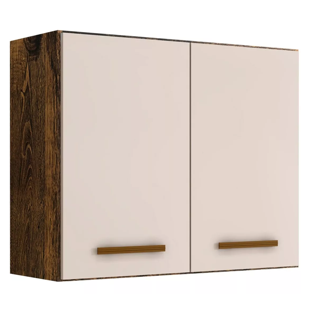 Armário Aéreo 2 Portas para Cozinha Valencia Ype/off White Kaiki