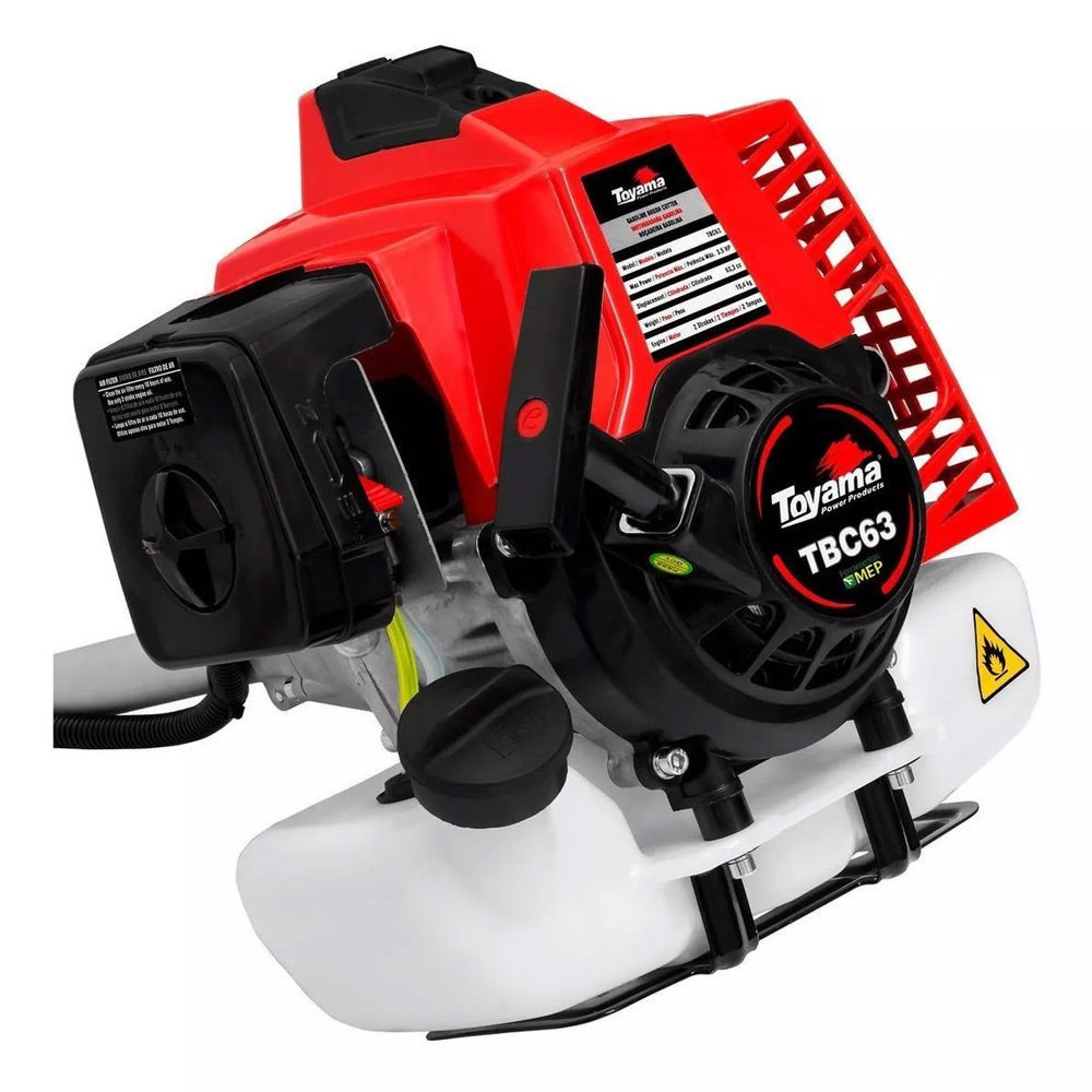 Roçadeira Profissional a Gasolina 3.5Cv Tbc63 2t 63.3Cc Lamina e Carretel Nylon Toyama