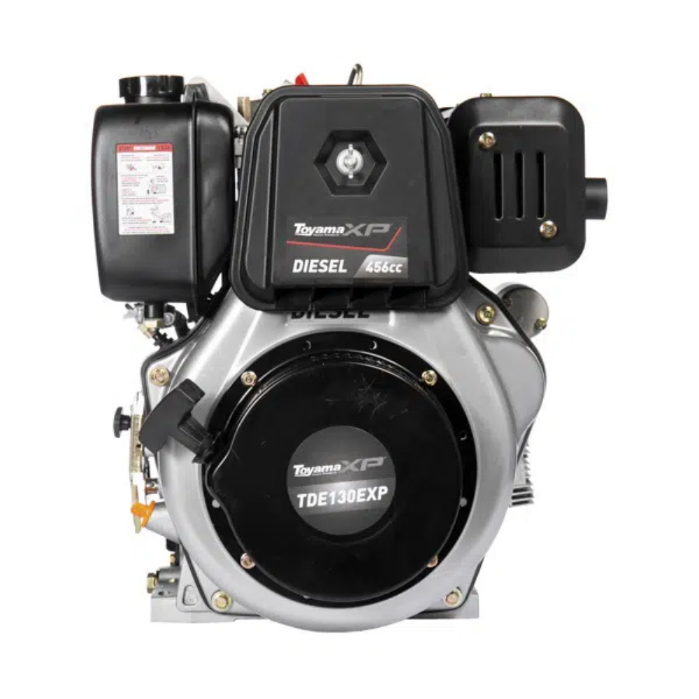 Motor Diesel Toyama TDE130EXP 4T 12.5hp 456 Cc Eixo 1 Pol Roscado e Chavetado Partida Eletrica