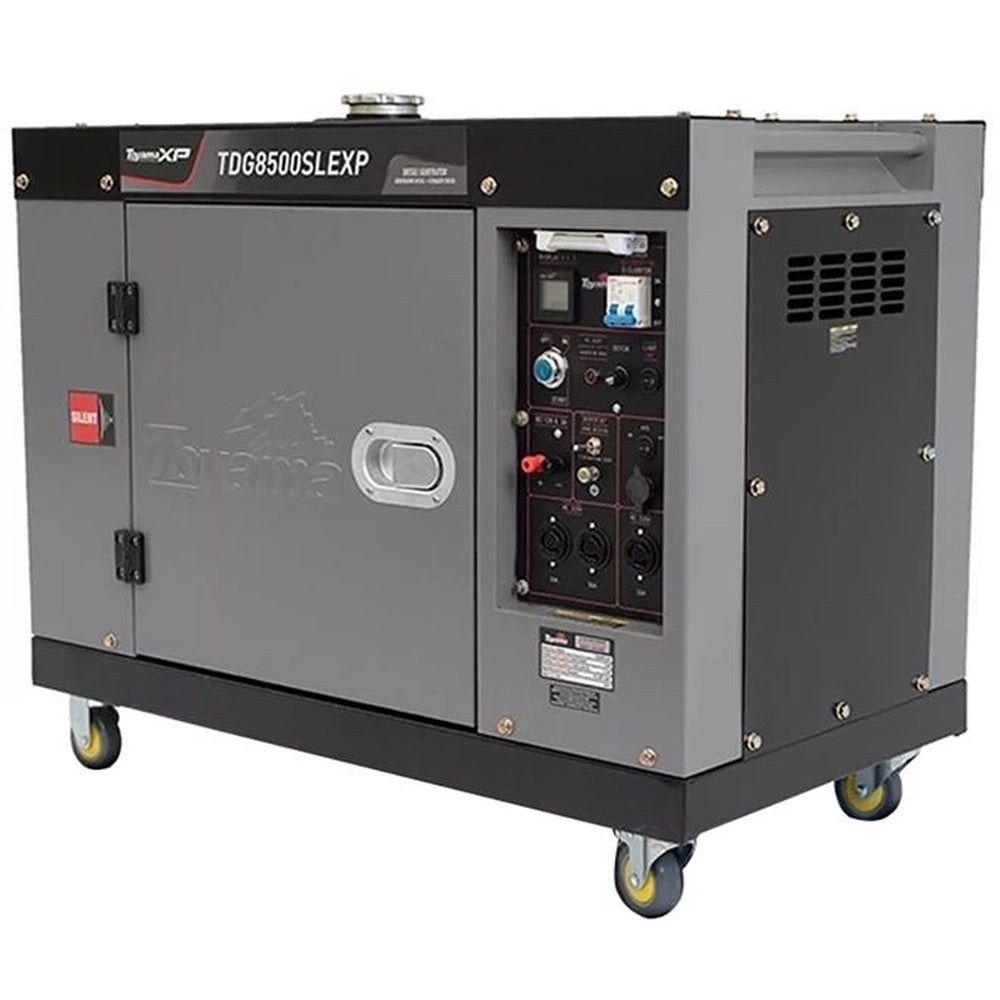 GERADOR ENERGIA A DIESEL TOYAMA TDG8500SLEXP AVR PARTIDA ELÉTRICA 7 KVA CABINADO MONOFASICO BIVOLT