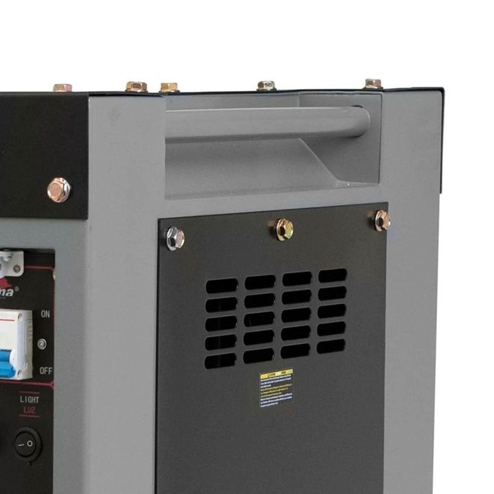 Gerador Cabinado Diesel 13hp Trifasico 220v 7,5kva Apto para Painel Ats Tdg8500sle3dxp Toyama