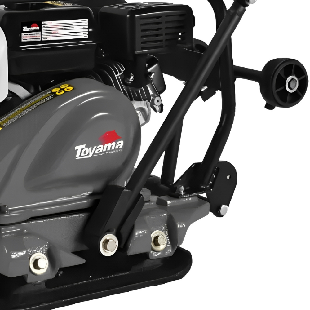 Placa Vibratoria Compactadora A Gasolina Toyama TPC100WT-XP Motor TE65-XP Com Tanque De Agua
