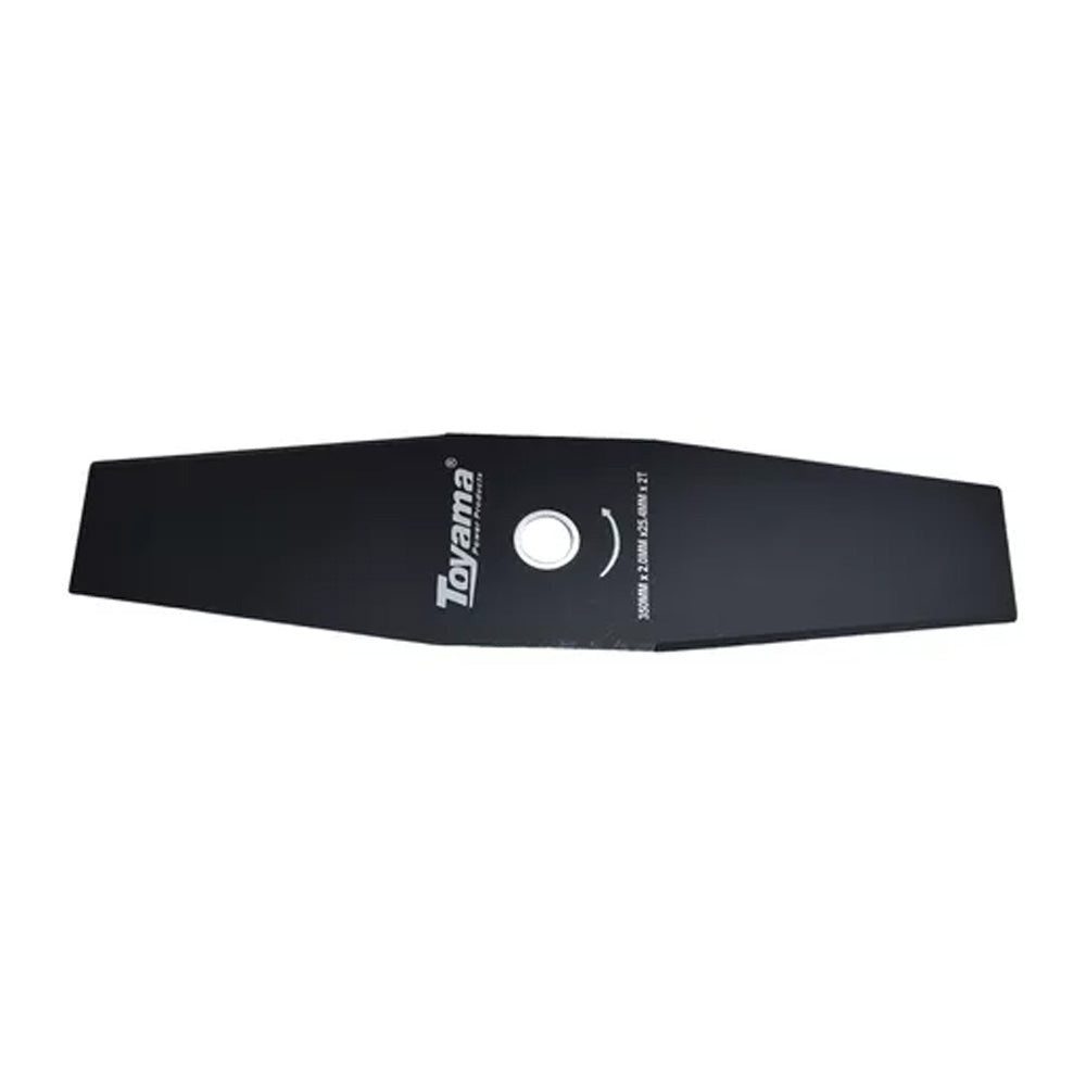 Lâmina para Roçadeira com 2 Pontas em Aço com Adaptador de Furo 350×25,4×2,0mm Universal Toyama Orig