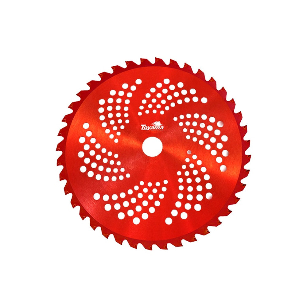 Lamina Roçadeira Circular 40 Dentes Videa Toyama 255×25,4×2,0mm Vermelha