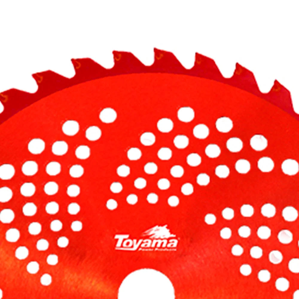 Lamina Roçadeira Circular 40 Dentes Videa Toyama 255×25,4×2,0mm Vermelha
