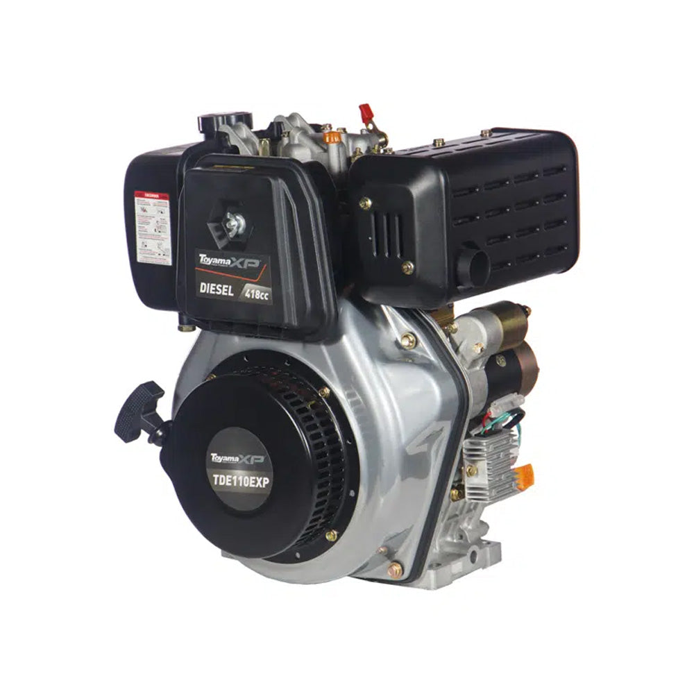 Motor À Diesel Estacionário Tde110xp 4t 11hp 418cc Partida Manual Toyama