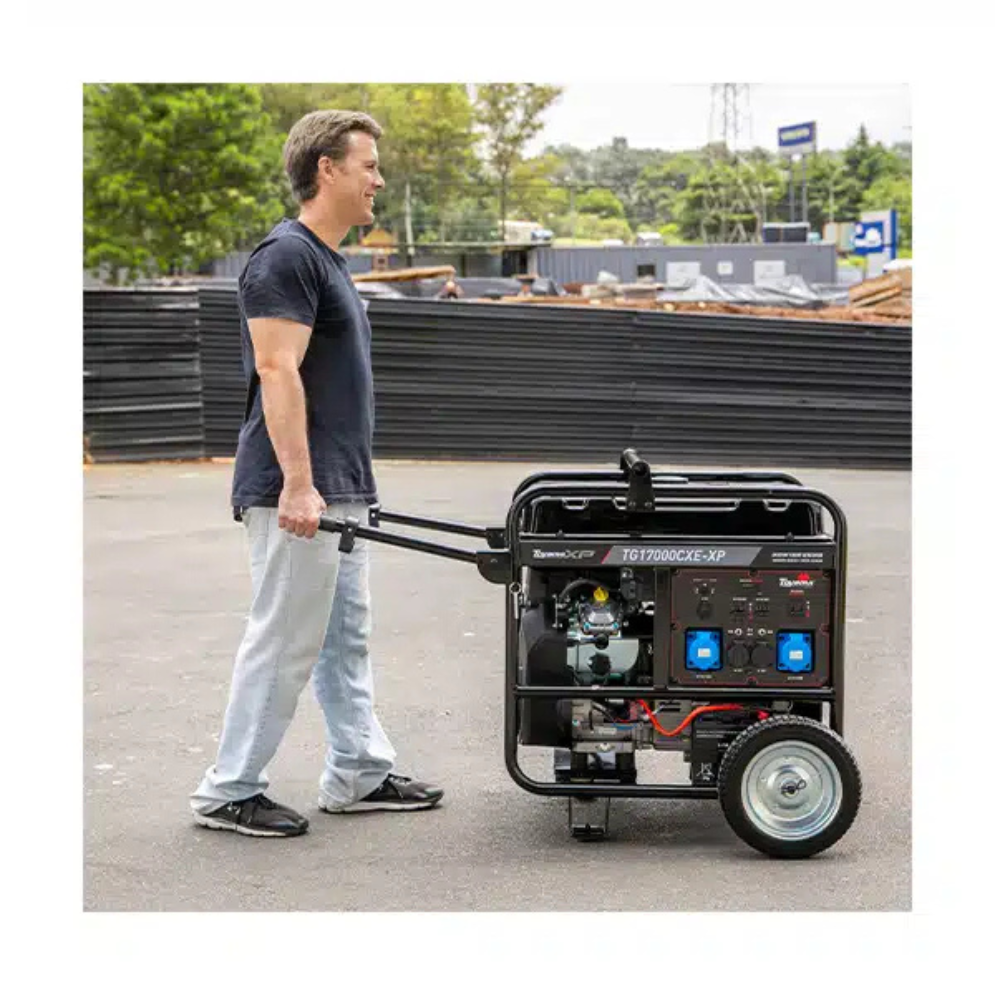 Gerador de Energia a Gasolina TOYAMA TG17000CXE-XP 16kva 4T Monofásico 115/230V Partida Elétrica