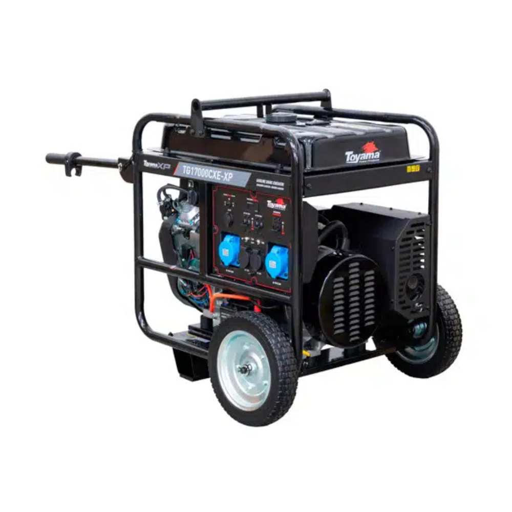 Gerador de Energia a Gasolina TOYAMA TG17000CXE-XP 16kva 4T Monofásico 115/230V Partida Elétrica