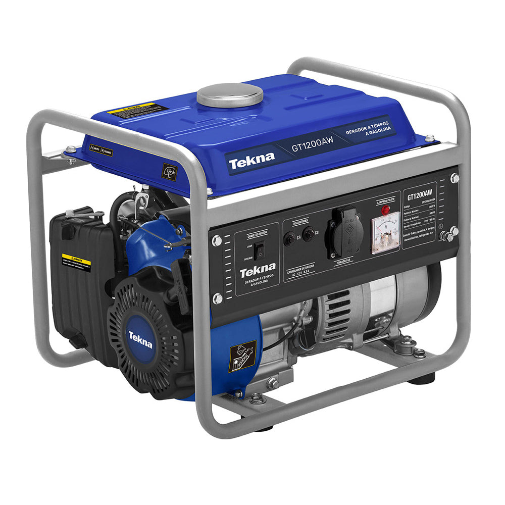 Gerador a Gasolina Gt1200aw 1100w 3cv Monofásico Tekna