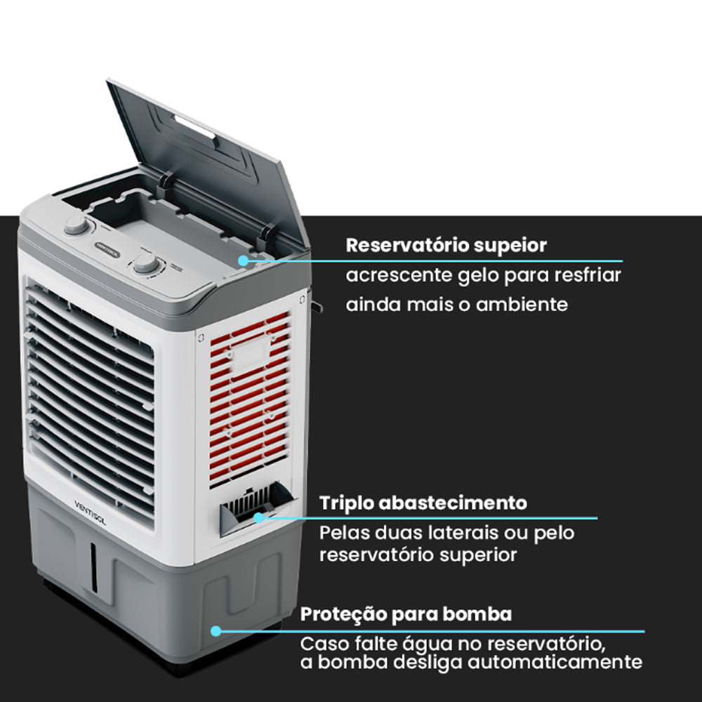 CLIMATIZADOR 35 LITROS PORTÁTIL INDUSTRIAL 150W CLIN35PRO-02 VENTISOL
