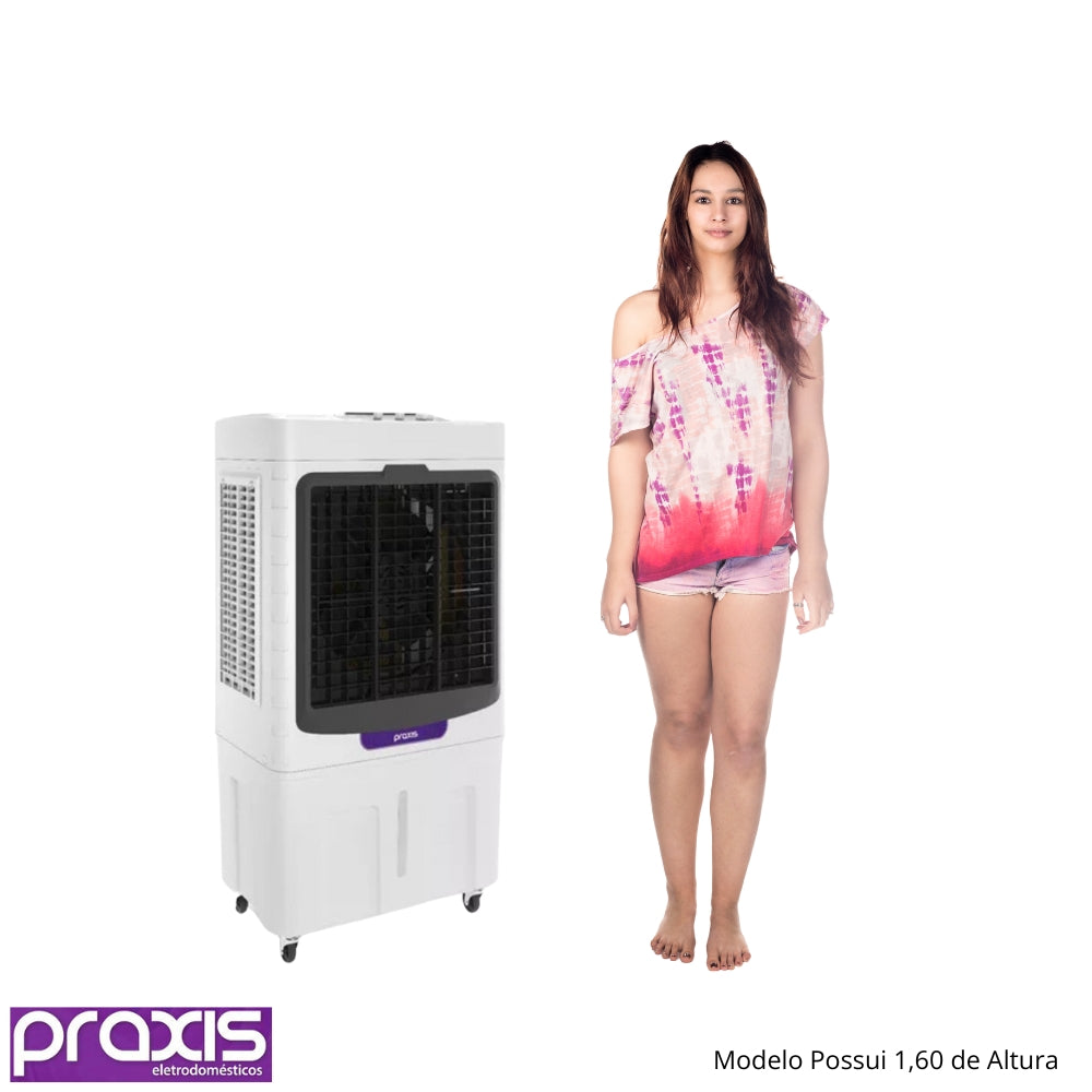 Climatizador de Ar Frio 80 Litros Praxis Cp80 200w 5.500M³/h 127v