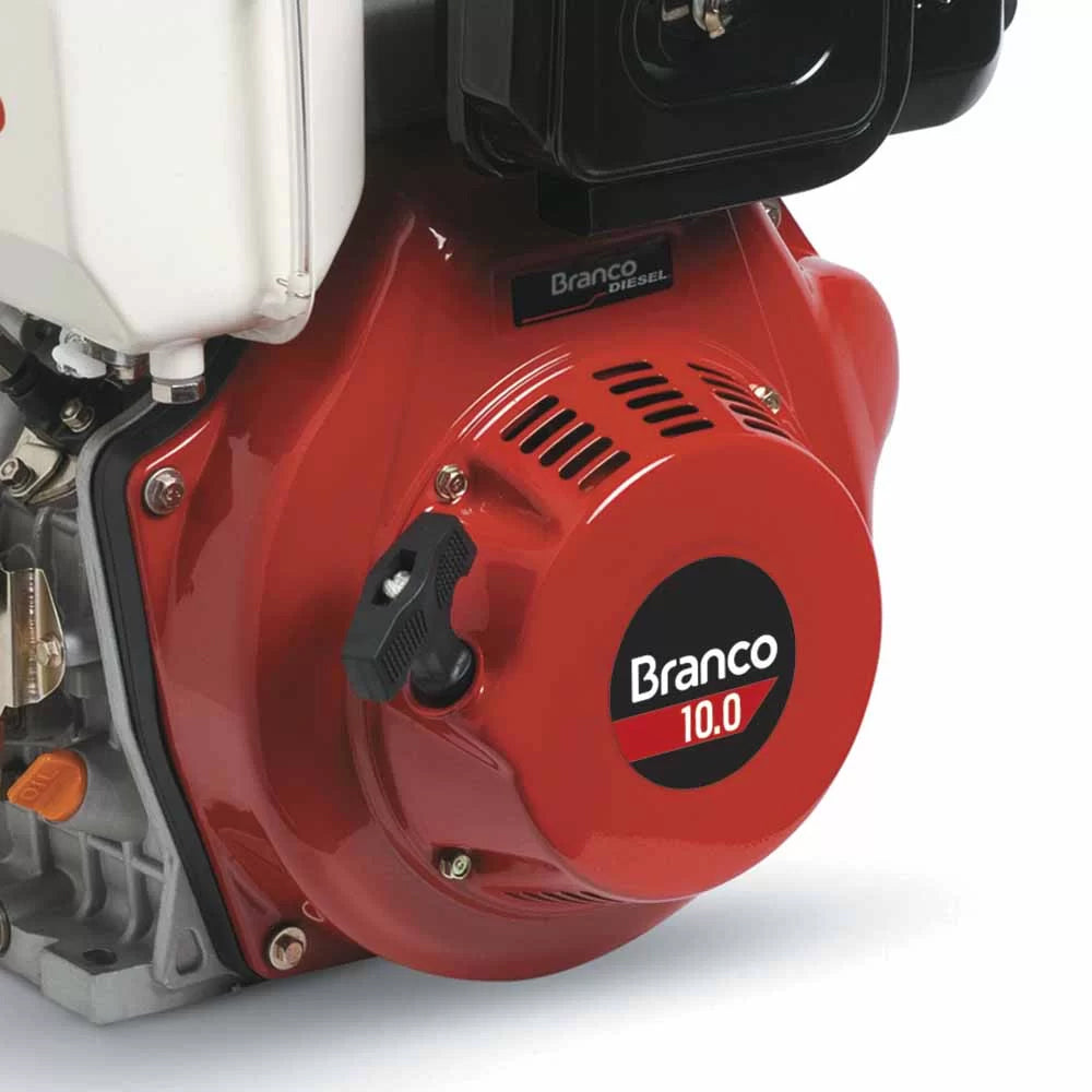 Motor Estacionário Diesel 10cv Partida Manual Branco Motores