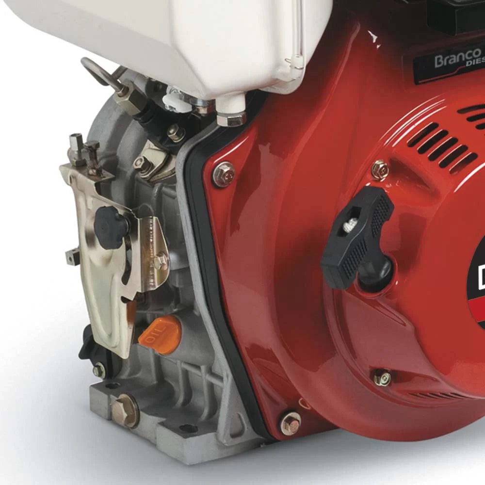 Motor Estacionário Diesel 10cv Partida Manual Branco Motores