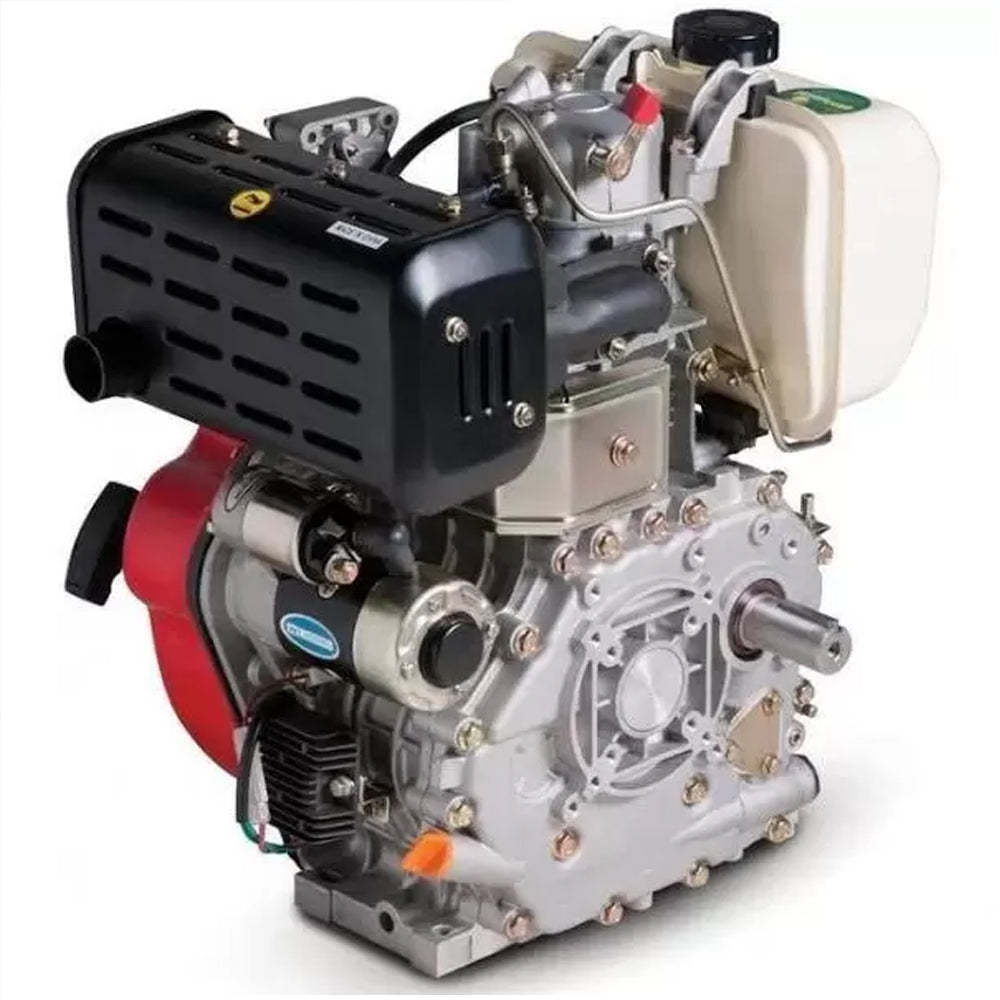 MOTOR À DIESEL 10CV 4 TEMPOS PARTIDA ELÉTRICA BD 10.0 EIXO BRANCO