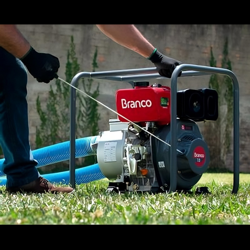 MOTOBOMBA AUTOESCORVANTE À DIESEL 3 POL. 7CV BD705 BRANCO