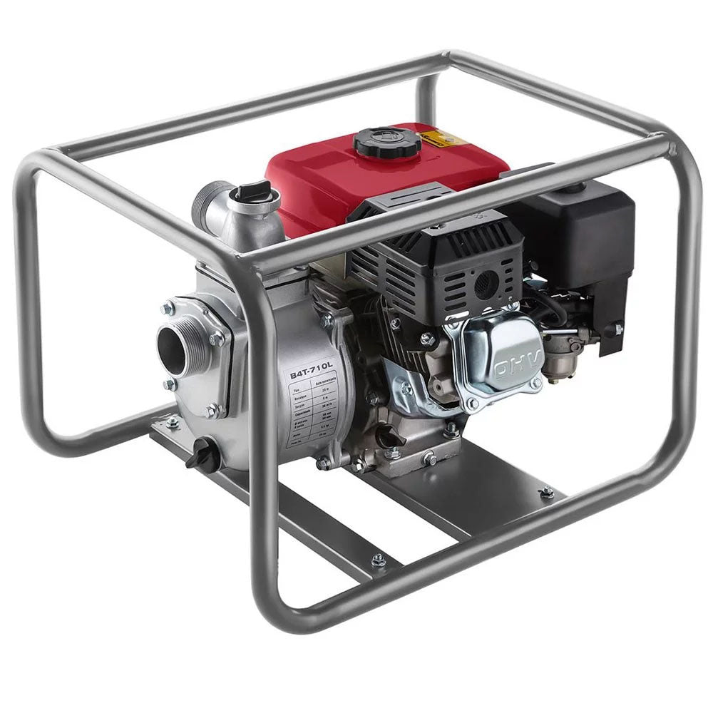 MOTOBOMBA AUTO ESCORVANTE A GASOLINA B4T710L 5.5CV PARTIDA MANUAL BRANCO MOTORES