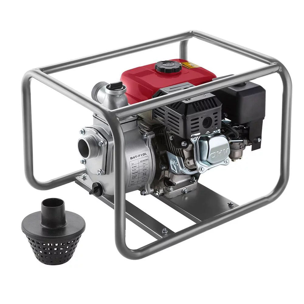 MOTOBOMBA AUTO ESCORVANTE A GASOLINA B4T710L 5.5CV PARTIDA MANUAL BRANCO MOTORES