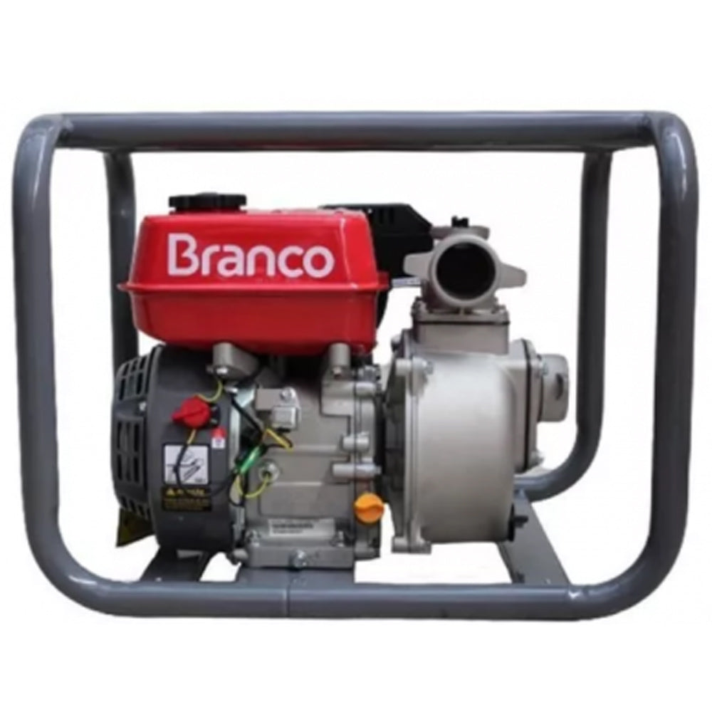 MOTOBOMBA AUTO ESCORVANTE A GASOLINA B4T710L 5.5CV PARTIDA MANUAL BRANCO MOTORES