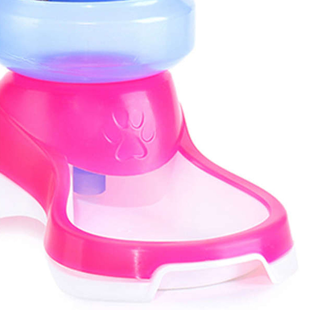 Bebedouro Automático Truqys Pets com Galão Rosa