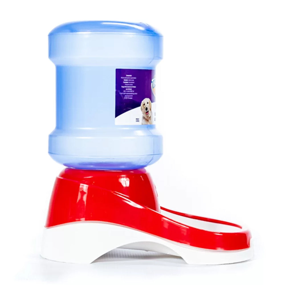 Bebedouro Automático Truqys Pets com Galão Vermelho
