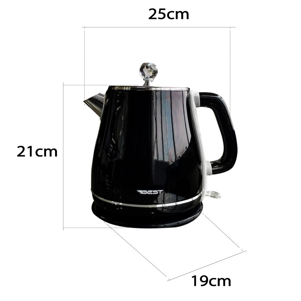 Chaleira Jarra Bule Eletrica Térmica Yd-1830c 127v Preta Best