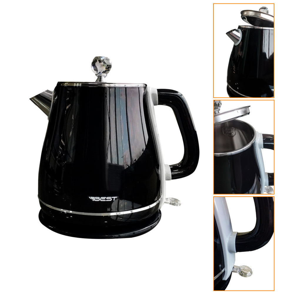 Chaleira Jarra Bule Eletrica Térmica Yd-1830c 127v Preta Best