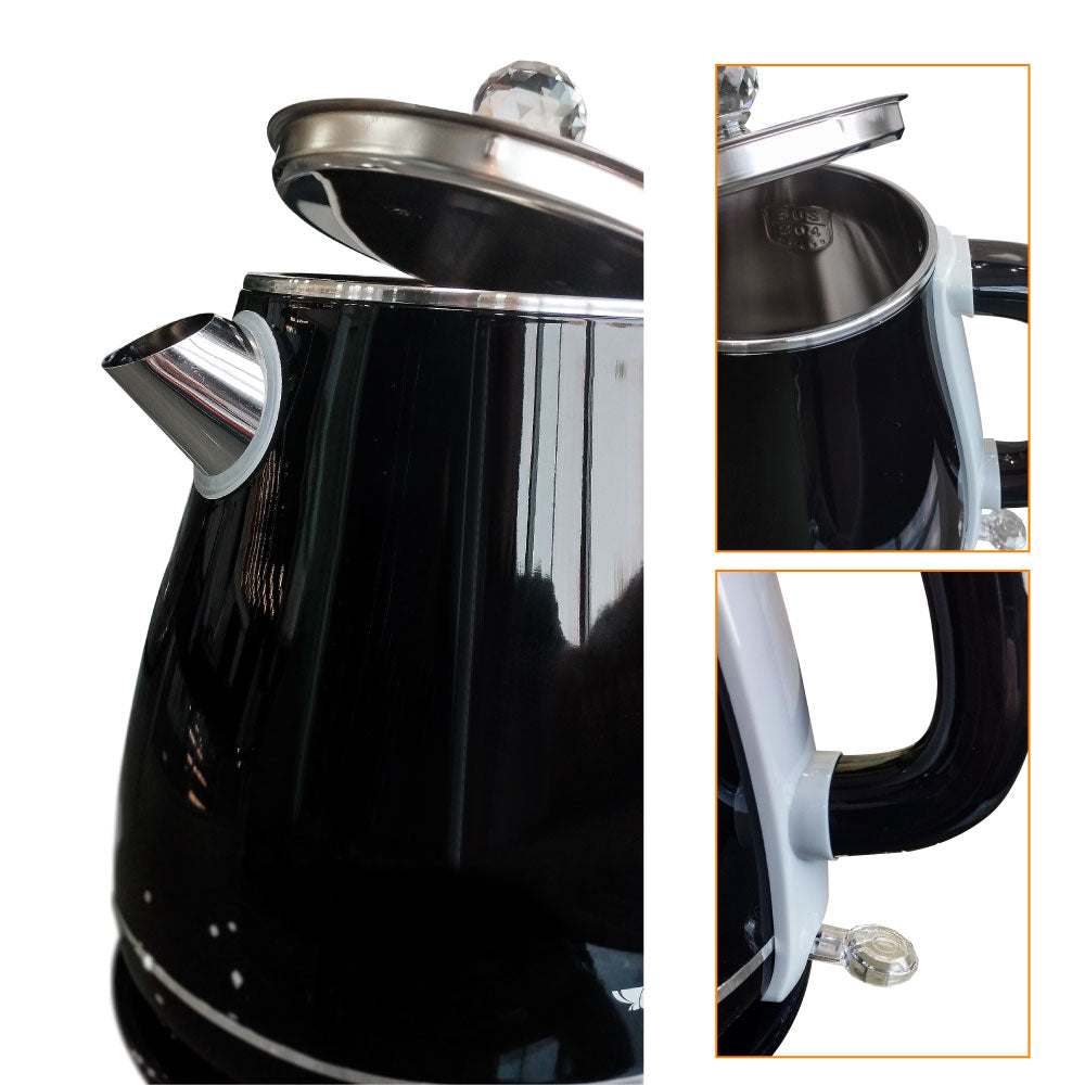 Chaleira Jarra Bule Eletrica Térmica Yd-1830c 127v Preta Best