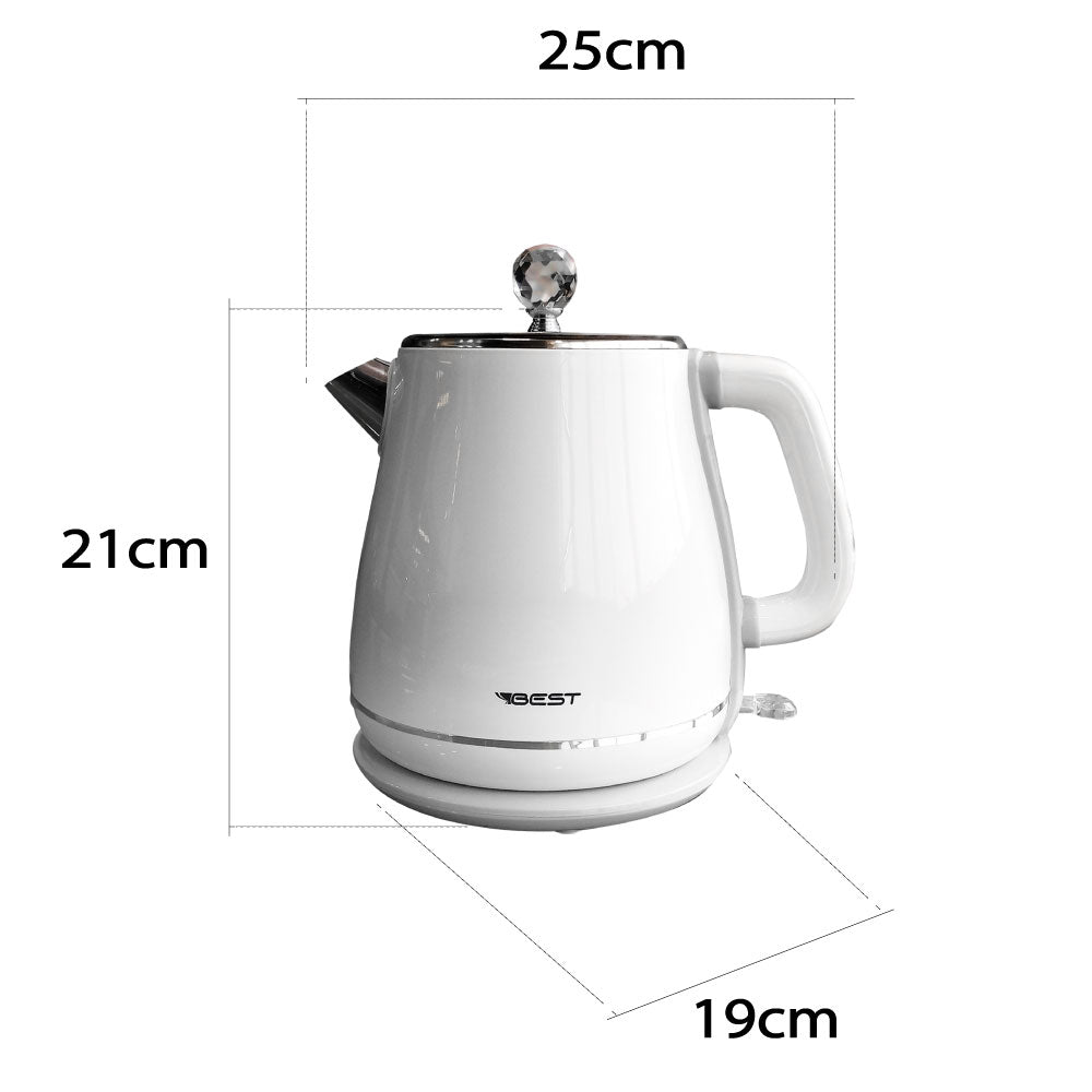 Chaleira Jarra Bule Eletrica Térmica Yd-1830c 127v Branco Best