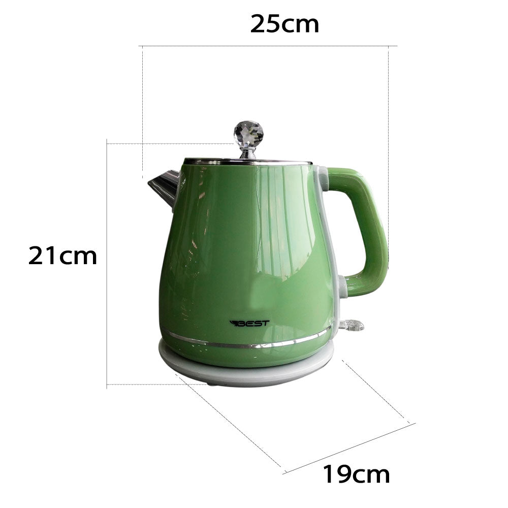 Chaleira Jarra Bule Eletrica Térmica Yd-1830c 127v Verde Best