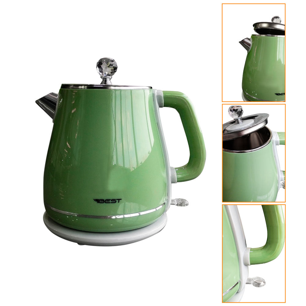 Chaleira Jarra Bule Eletrica Térmica Yd-1830c 127v Verde Best