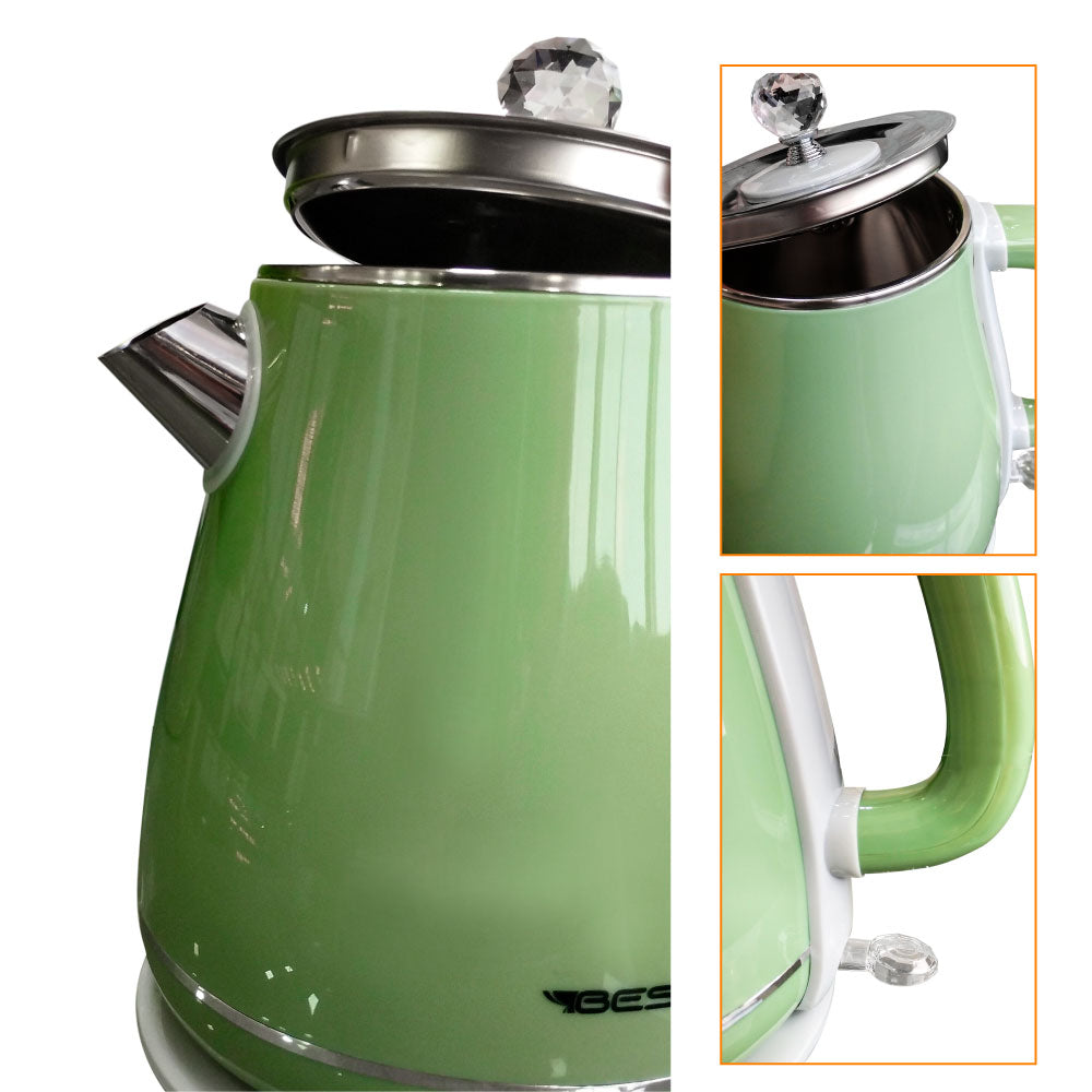 Chaleira Jarra Bule Eletrica Térmica Yd-1830c 127v Verde Best