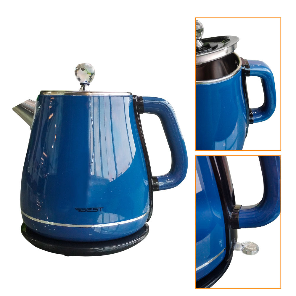 Chaleira Jarra Bule Eletrica Térmica Yd-1830c 127v Azul Best