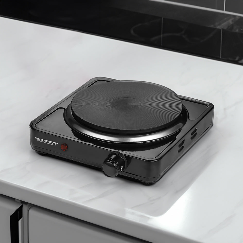 Fogão Portátil de Mesa Eletrico 1 Boca Ad-s102 1000w Preto 220v Best