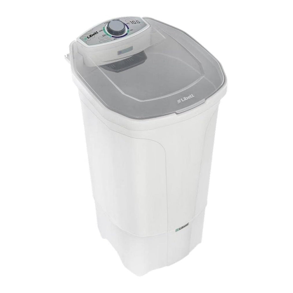 Tanquinho Lavadora 450W Semi Automático 10Kg Com 5 Programas 220V Libell Branco