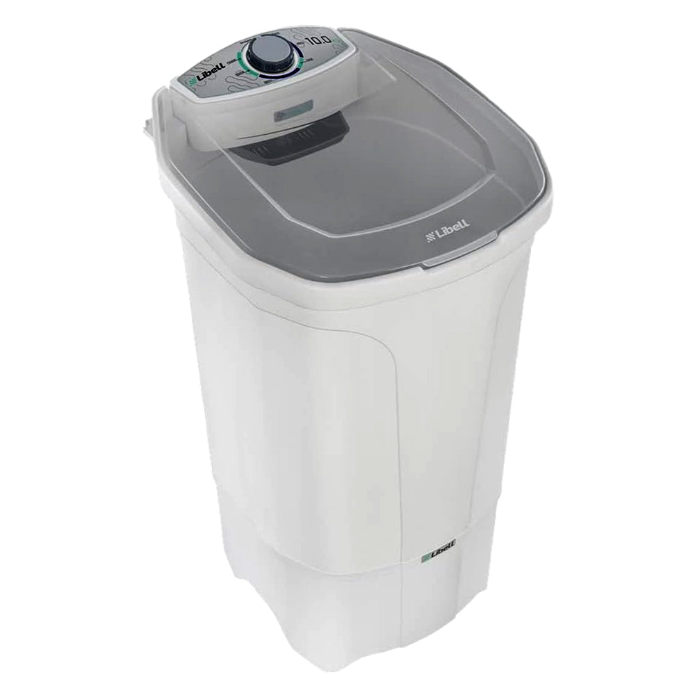 Tanquinho Lavadora 450W Semi Automático 10Kg Com 5 Programas 220V Libell Branco