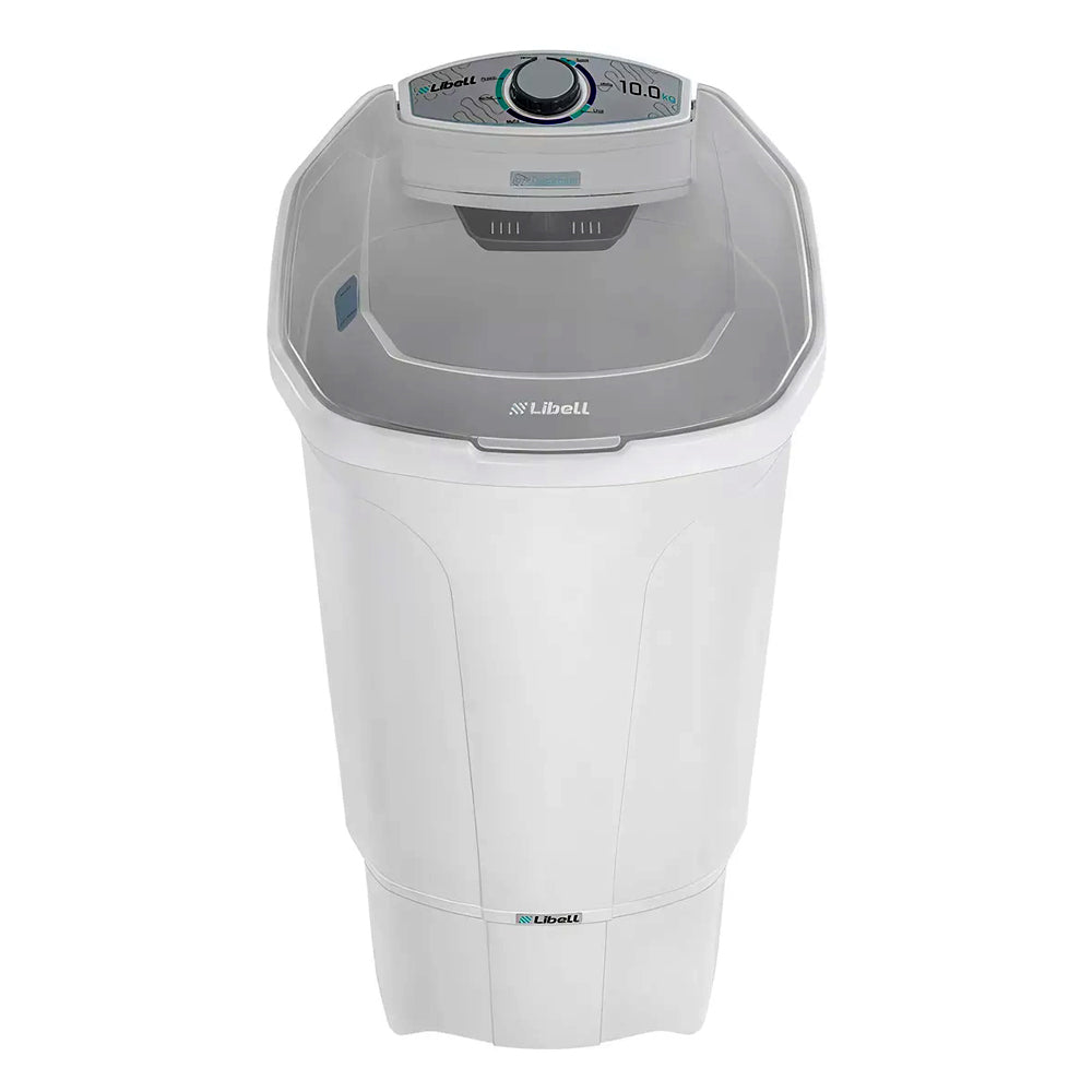 TANQUINHO LAVADORA 450W SEMI AUTOMÁTICO 10KG COM 5 PROGRAMAS LIBELL BRANCO