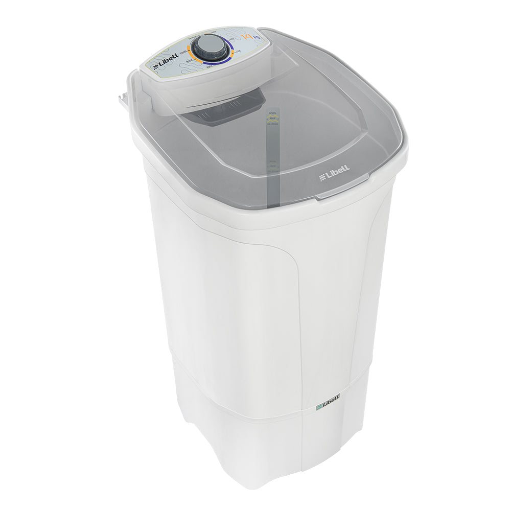 TANQUINHO LAVADORA 450W SEMI AUTOMÁTICO 14KG COM 5 PROGRAMAS 220V LIBELL BRANCO