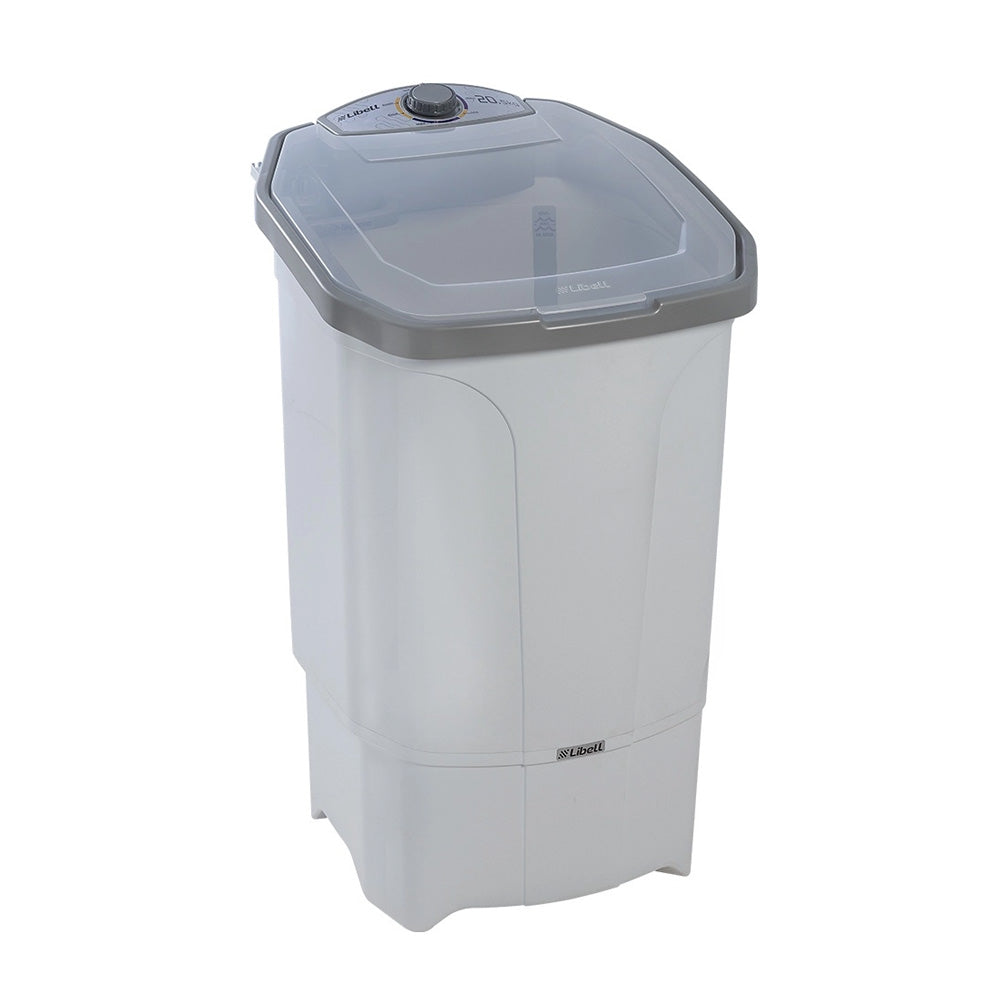 TANQUINHO LAVADORA 450W SEMI AUTOMÁTICO 20,5KG COM 5 PROGRAMAS 220V LIBELL BRANCO
