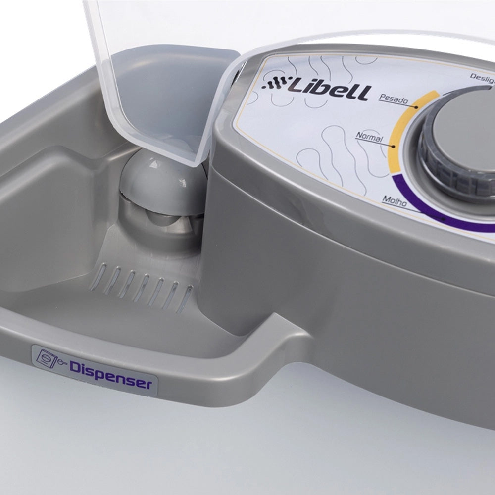 Tanquinho Lavadora 450W Semi Automático 20,5Kg Com 5 Programas 110V Libell Branco