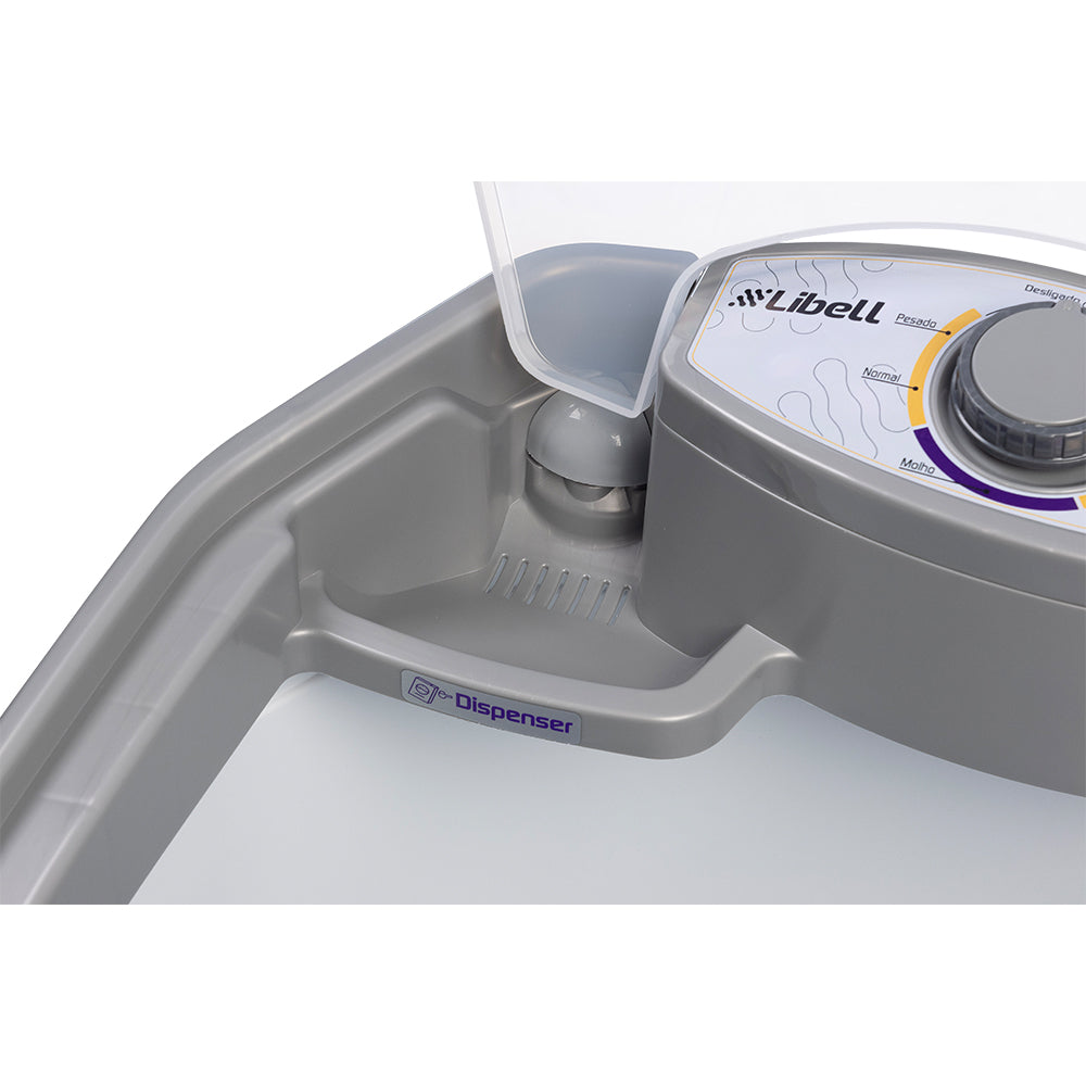 TANQUINHO LAVADORA 450W SEMI AUTOMÁTICO 20,5KG COM 5 PROGRAMAS 220V LIBELL BRANCO