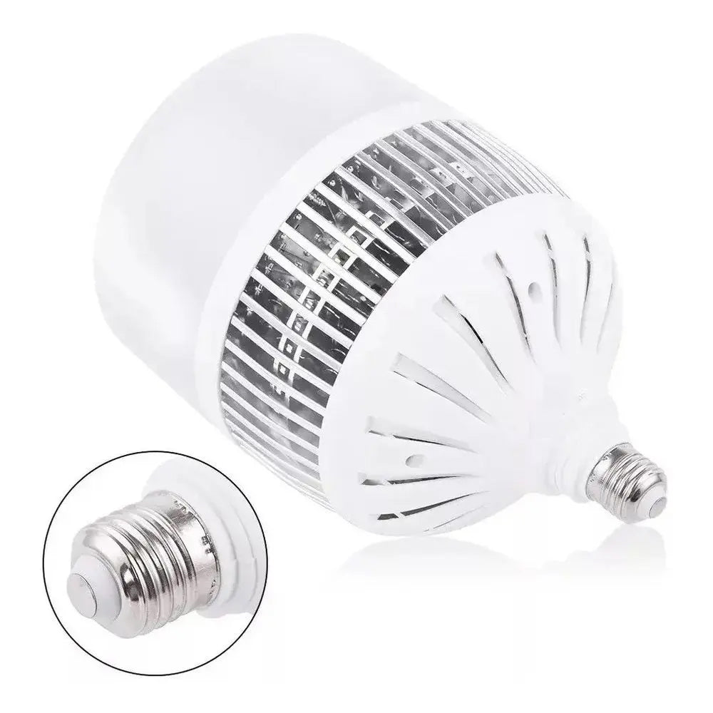 LÂMPADA LED SUPER BULBO ALTA POTÊNCIA E27 BIVOLT BRANCO FRIO 100W E-BRILHANTE